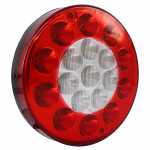 Lanterna traseira multifunção redonda LED 12V Ø 135 mm lado esquerdo/direito universal