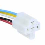 Chicote / conector 5 vias 5 terminais 6.3mm FASTON soquete / suporte / base para relé fiação reforçada