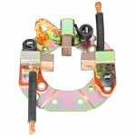 Porta-escovas 12V 7 x 13 x 17.5 mm Magneti Marelli E80E Fiat Doblò Fiorino Marea Palio Tempra TIpo Uno