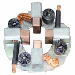 Porta-escovas 12V 8 x 24 x 18 mm para motor de partida Mitsubishi empilhadeira escavadeira Caterpillar Ford E350 F250 F350