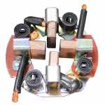 Porta-escovas 12V 8 x 25 x 21 mm para motor de partida Denso Bobcat Case Caterpillar Hitachi Toyota