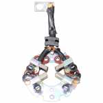 Porta-escovas 12V 4.5 x 12 x 17 mm para motor de partida Mitsubishi Citroën Hyundai Jeep KIA Nissan Peugeot