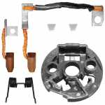 Porta-escovas 12V 4.5/9 x 11 x 18 mm Valeo D6RA Citroën Peugeot 206 207 306 405 - kit