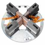 Porta-escovas 24V 6.5 x 28 x 18 mm para motor de partida Bosch HXF95 DAF Scania P/R/T 114 124 144 230 270 310 340 380 420