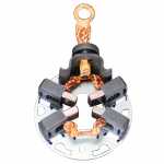 Porta-escovas 12V 4.5 x 12 x 12.3 mm para motor de partida Denso Volkswagen Gol Voyage G5 Up!