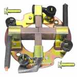 Porta-escovas 12V 9 x 20 x 26 mm Magneti Marelli Ford Tourneo Transit JCB escavadeira Massey Ferguson Valtra trator