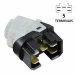Comutador de ignição 5 terminais (pinos) Volkswagen VW Gol G2 (Bola/Bolinha) (com aviso sonoro)