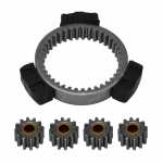Reparo de engrenagem planetária 39 dentes Lucas Indiel M93R (c/ 4 engrenagens para engrenagem planetária reforçada)