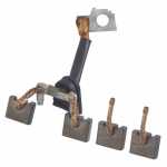 Jogo de escovas 12V 6 x 18 x 14.5 mm para motor de partida Bosch (c/ saída para a direita)