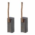 Jogo de escovas 12V 9 x 10 x 26 mm para motor de ventilador