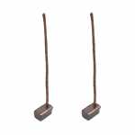 Jogo de escovas 12V 4 x 3.8 x 7.5 mm para motor de limpador de para-brisa traseiro Bosch Wapsa