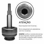 Impulsor 21 dentes Delco 29MT (com 6 estrias) Agrale Case Ford Cargo Marcopolo Volare Volkswagen Constellation Delivery Worker