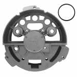 Mancal traseiro (coletor) com retentor do alternador Bosch K1 Fiat Scania caminhões (com abas de fixação com furos de 5mm e furo interno para rolamento duplo) - kit