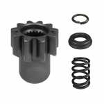 Pinhão do impulsor 10 dentes c/ kit trava Delco 29MT Case Fiat-Allis Ford Volkswagen - kit