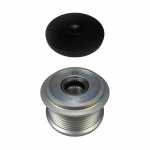 Polia com sistema roda-livre do alternador Ford Ranger Land Rover Toyota Hilux - kit